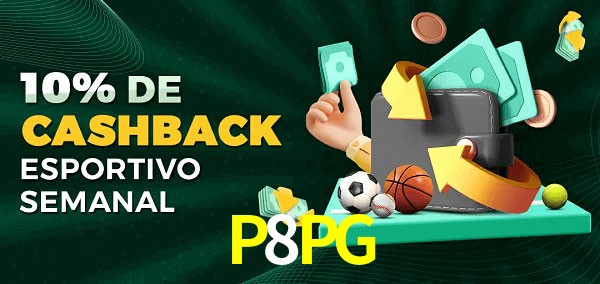 10% de bônus de cashback na P8PG